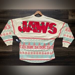 Universal Studios Jaws 2025 Christmas Holiday Spirit Jersey Adult Size Large